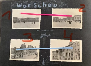 4 X German 2.10.1939 Einmarsch in Warschau Polen Poland From Photo album Warsaw - Picture 1 of 5
