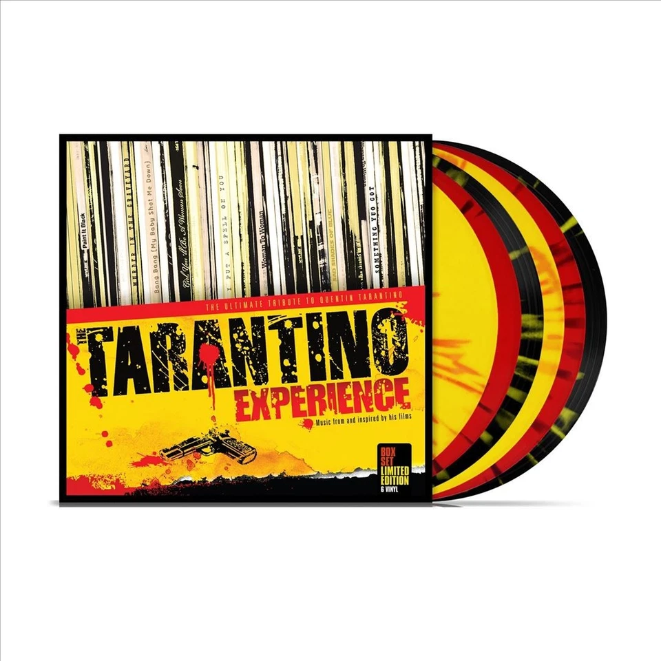 VARIOUS ARTISTS THE TARANTINO EXPERIENCE BOX SET (YELLOW / RED / BLACK SPLATTER - Image 1 of 1