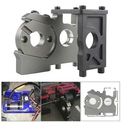 Brushless Motor Mounting Holder Fit for 1/8 HSP RC Car Upgrade Replacement Gray - image 1 of 4