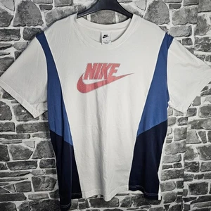 Nike XL T-Shirt Weiß Rot Blau USA Top Zustand - Bild 1 von 8