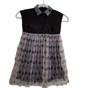 Karl Lagerfeld Kids collared pleated party dress sz 2 or 6 - Picture 1 of 9