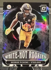 George Pickens 2022 Donruss Optic White Hot Rookies Silver Prizm #WHR-8 Steelers - Picture 1 of 2