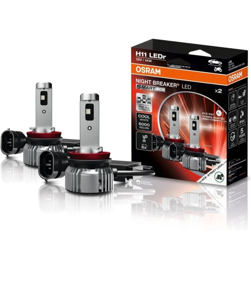 OSRAM H11 LED Night Breaker SMART ECE mit Zulassung 64211DWNBSM-ECE-2HB