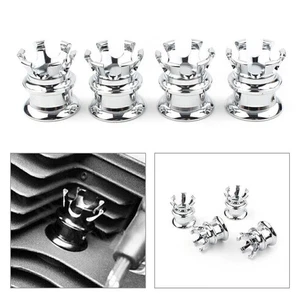 Tapa de cubierta de perno de cabeza cromada para Sportster XL883 1200 - Imagen 1 de 6