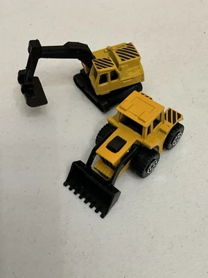 Pala tractor Matchbox Superfast 1976 construcción cuchara negra excavadora 1980 Foto 1 de 4