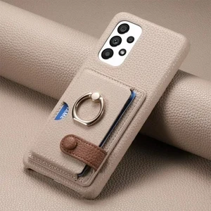 For Samsung S24 S23 FE S22 Ultra Plus Leather Card Wallet Case Cover With Ring - Picture 1 of 31