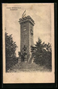 Hilscheid, Kaiser Wilhelm-Turm auf dem Erbeskopf, Ansichtskarte - Picture 1 of 2