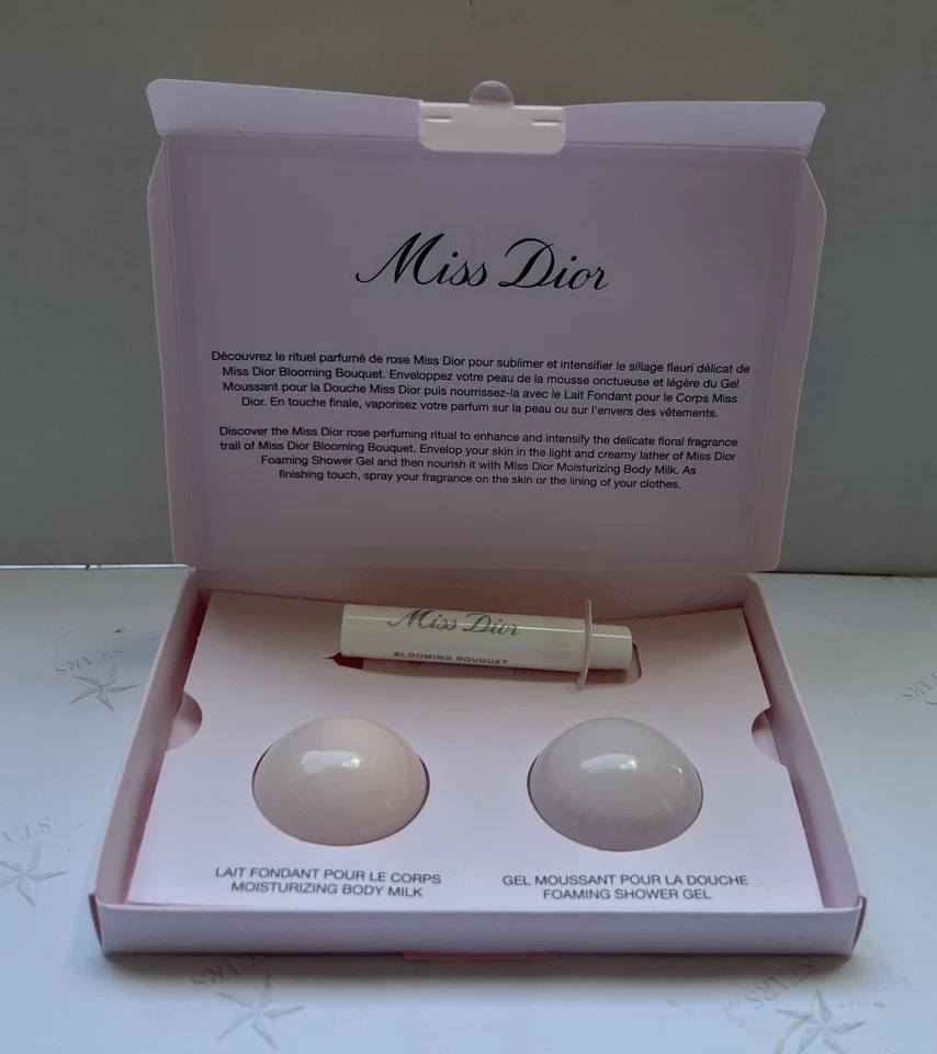 Christian Dior 3 Set Travel Size Blooming Bouquet/Body Milk/Shower Gel - Image 1 of 1