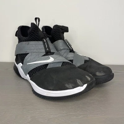 Nike Men’s LeBron Soldier XII Air Raid Shoes Sz 10 Black Gray White AO4054-004 - Image 1 of 4