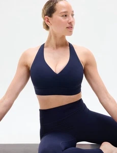 Sujetador deportivo Athleta Solace - grande D/DD - azul marino - nuevo con etiquetas - - Imagen 1 de 4