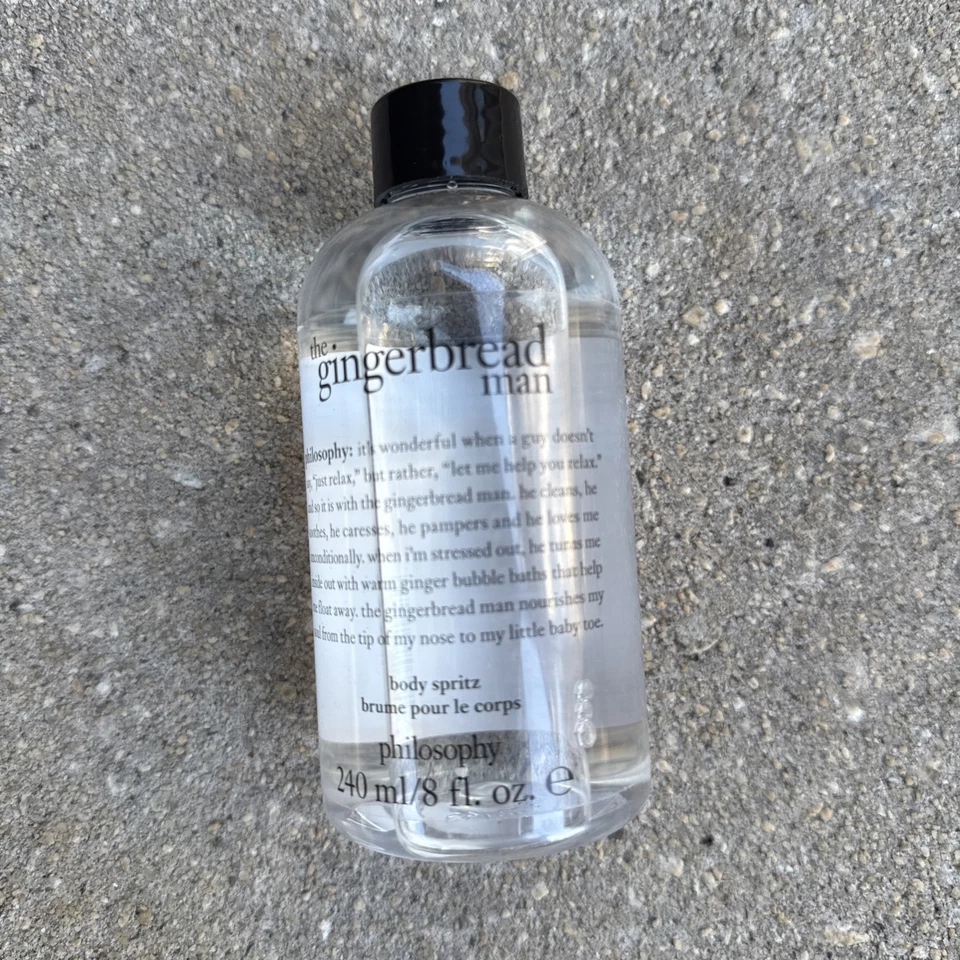 Philosophy Body Spritz "The Gingerbread Man" 8 fl. oz.  (Sem respingos) NOVO - Imagem 1 de 1