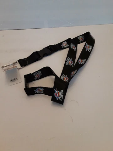 NBA Oklahoma City Thunder  Lanyard Keychain Key Ring ID Badge Cover