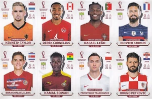 Panini Qatar World Cup Update Sticker 2022 Raphaël Leao - Petkovic - Giroud - Picture 1 of 2