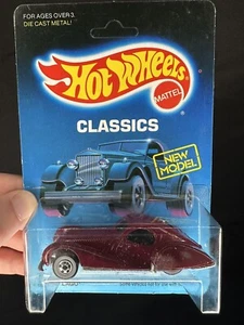 Vintage Hot Wheels Talbot Lago Classics Series #4741 1986 Burgundy 1:64 - Picture 1 of 6