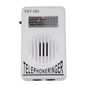 Extra Loud Ringer Sound Telephone Phone Amplifier Strobe Light Flasher Bell - Zdjęcie 1 z 1