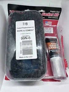 Rutland Products Rutland 99N-6 Grapho-Glas Gasket Replacement Rope Kit, 7/8 by 7 - Picture 1 of 5