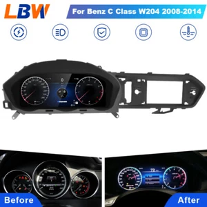 Monitor de cuadro de instrumentos LCD digital apto para Benz Clase C W204 2008-14 - Imagen 1 de 12