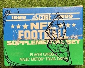 1989 Score Football Supplemental Set BO JACKSON S/W BBCE Sealed Authenticated - Bild 1 von 3