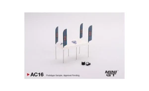 Set tenda di servizio paddock - Martini Racing - 1:64 - Mini GT (MGTAC16) - Foto 1 di 1
