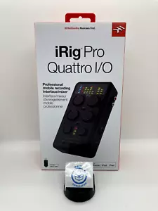 IK Multimedia Irig Pro Quattro I/O Portable audio MIDI interface 4 in / 2 out JP - Picture 1 of 24