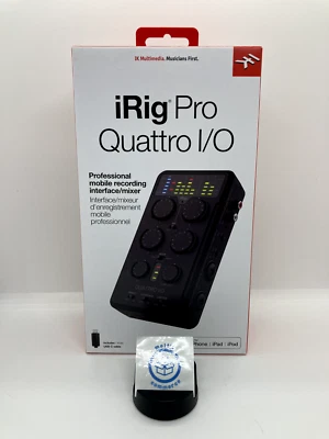 IK Multimedia Irig Pro Quattro I/O Portable audio MIDI interface 4 in / 2 out JP - Image 1 of 4