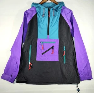 Giacca a vento vintage SIERRA DESIGNS uomo M con cappuccio pullover escursionismo Y2K anni 90 - Foto 1 di 12
