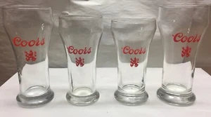 Coors Bierglas Set Vintage Bar Konvolut vier Gläser - Bild 1 von 6