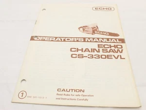 Echo Kioritz Kettensäge CS-330EVL Bedienungsanleitung - Bild 1 von 5