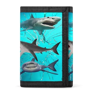 GREAT WHITE SHARK Jaws Movie Wallet | Tri-Fold Design | Horror Movie Fans - Picture 1 of 7