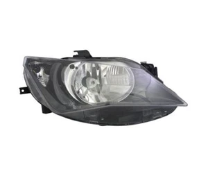 Right Headlight for Seat Ibiza 5 2012 2013 2014 2015 2016- VP1573P Black LHD - Picture 1 of 1