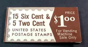 US Booklet Stamp Scott# BK 117 Roosevelt L746 - Picture 1 of 1