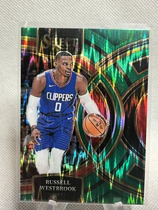 2023-24 Panini Select Russell Westbrook #146 Green Prizm Premier Clippers - Picture 1 of 2