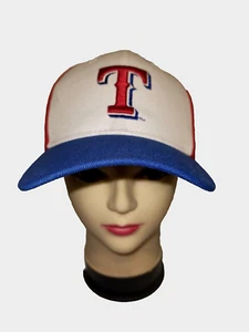 Texas Rangers Baseball Cap Red White Blue Snap Back Adjustable Adult - Picture 1 of 6