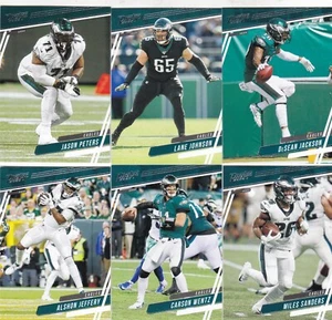 PHILADELPHIA EAGLES 2020 PANINI NFL PRESTIGE TEAM SET (6) WENTZ JACKSON + - Picture 1 of 1