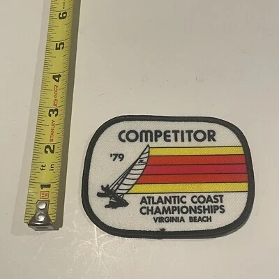 1979 Atlantic Coast Championships Participant Vintage Patch - Sailing Virginia - Image 1 of 2