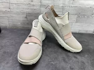 Ecco St.1 Lite Mujer Zapatos Beige 8 M Tejido Sin Cordones Cómodo Informal Tenis - Imagen 1 de 19