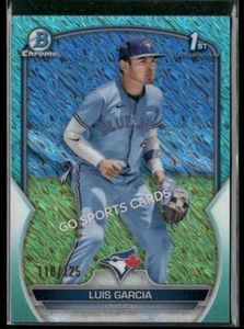 Bowman 1st Aqua Crater 2023/125 Luis Garcia #BCP-94 RC Blue Jays - Imagen 1 de 2