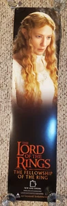 Il Signore Degli Anelli Compagnia Poster Film Originale Galadriel 48x12 Striscione Raro - Foto 1 di 5