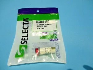 NEW SELECTA SL53425-6-BG RED INDICATOR LIGHT 125V - Picture 1 of 1