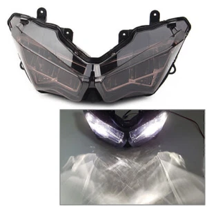 Brown Front Headlight Assembly Headlamp For Kawasaki Ninja400 2018-2023 - Foto 1 di 8