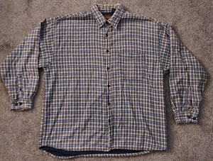 USF Collection Plaid Flannel Long Sleev Shirt XLarge - Picture 1 of 9