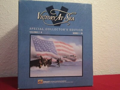 Victory at Sea Special Collectors Edition VHS 6 Tapes Box Set WW2 Documentary - Image 1 of 4