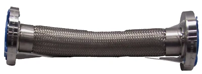 Manguera trenzada flexible Chandan 3" con brida 22" de largo CH-18972 acero inoxidable Foto 1 de 4