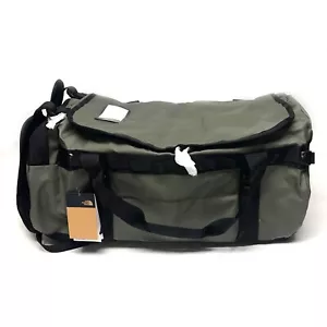 The North Face Mens - Base Camp Duffel LARGE bag backpack -New Taupe Green/Black - Picture 1 of 4
