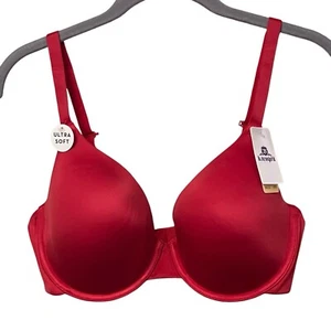 Sujetador Camiseta Wacoal 953281 Ajustable Espalda Corredora Nuevo Rojo 36DD - Imagen 1 de 10