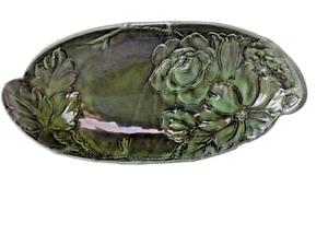Large 17" Royal Haeger R654 Green Agate Mid-Century Pottery Centerpiece - Picture 1 of 15