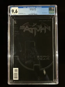 Batman #25 CGC 9.6 (2014) - Black embossed cover - Zero Year - Picture 1 of 2