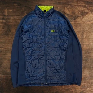 Helly Hansen Lifaloft  Hybrid Insulator Navy Blue Jacket Mens Medium Outdoors - Picture 1 of 7