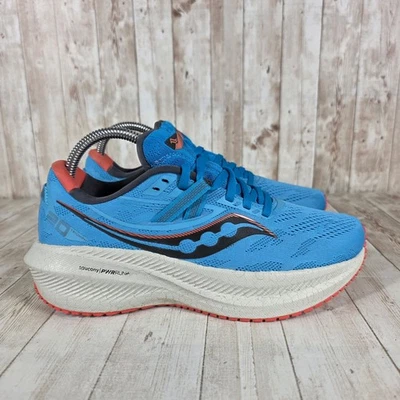 Zapatos para correr Saucony Triumph 20 azules para mujer PWRUN PB talla 8 Foto 1 de 4