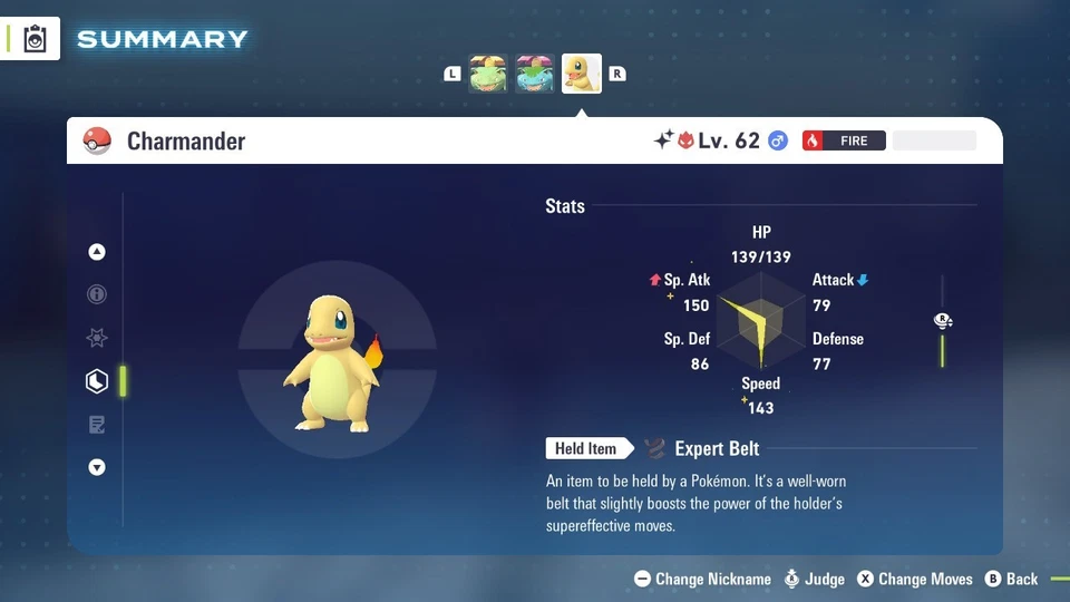 Pokémon Legends: Z-A Shiny Charmander 6iv ✨Max EV✨ALPHA - Image 1 of 1